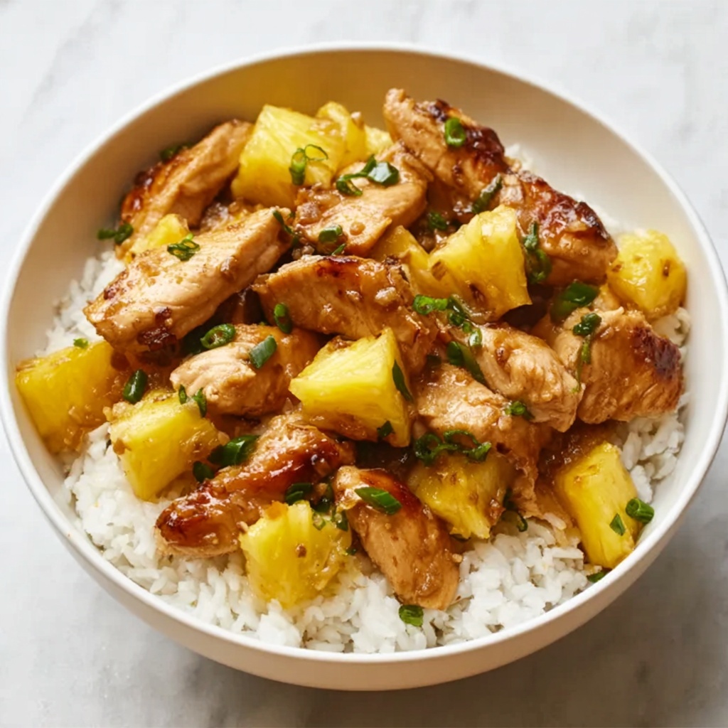 Tropical Pineapple Chicken & Rice Delight Recipe - Recipe Image