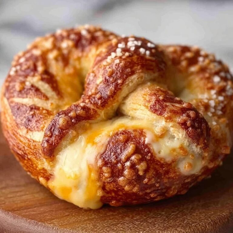 Stuffed Breakfast Pretzel Rolls Recipe