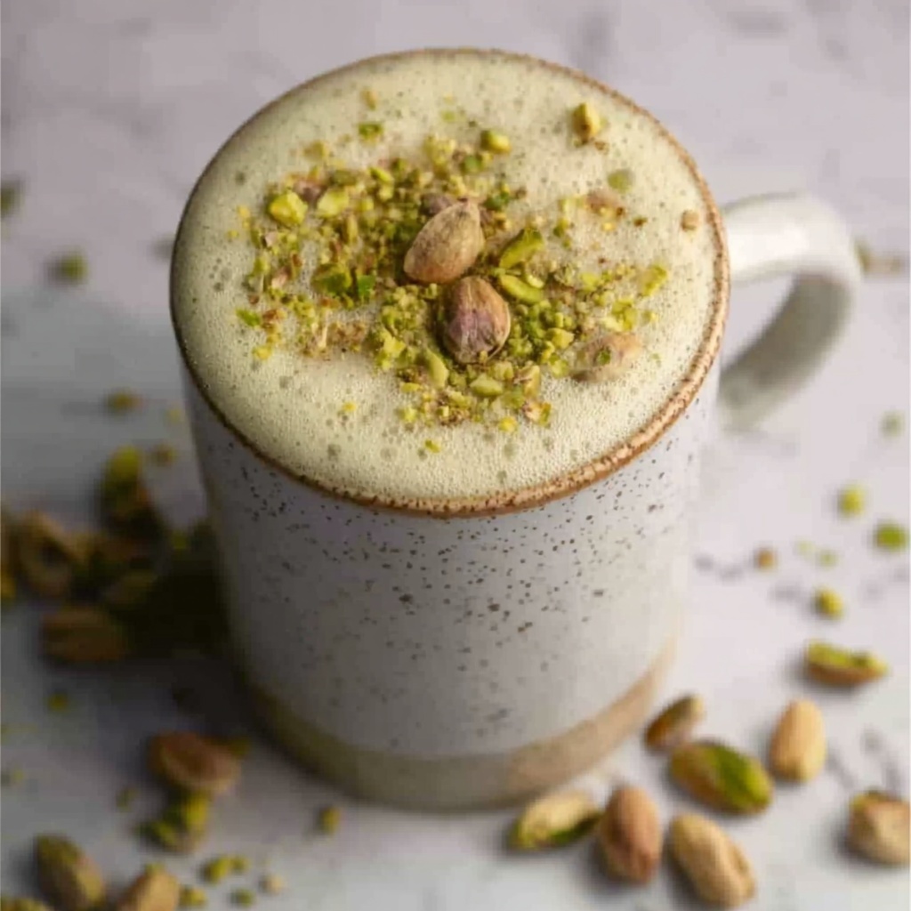 Pistachio Latte Recipe - Recipe Image