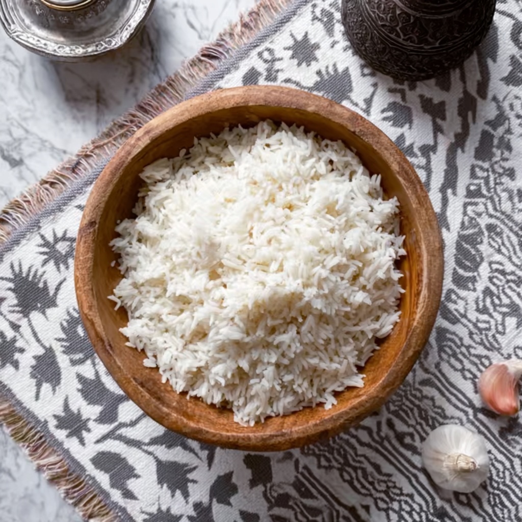 Savory Golden Onion Butter Jasmine Rice Recipe - Recipe Image