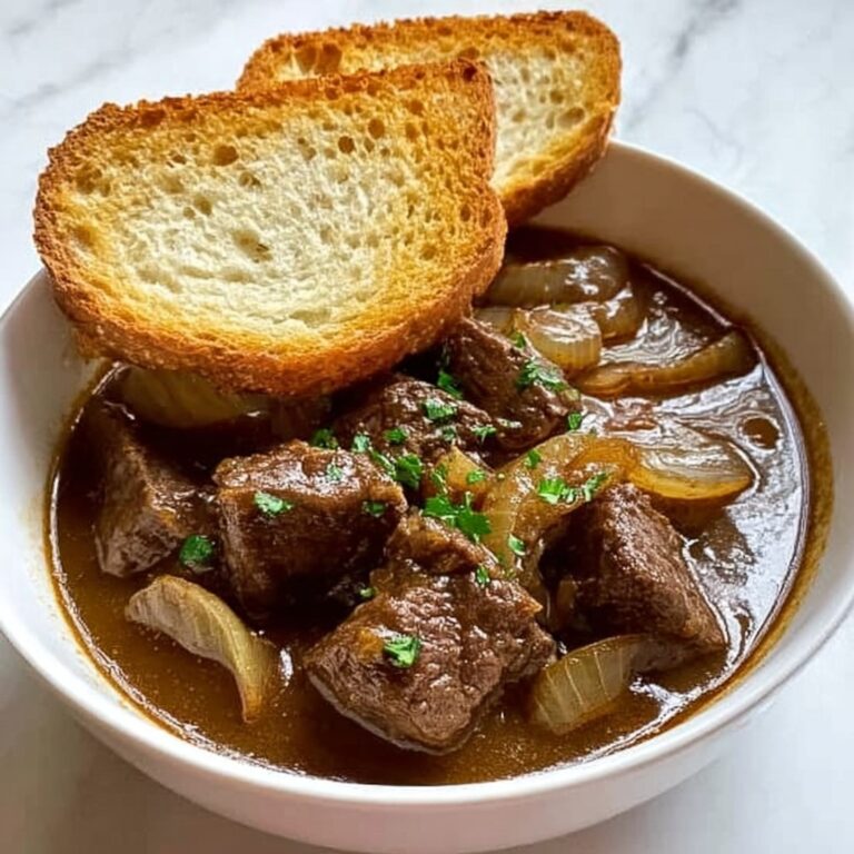 French Onion Beef Short Rib Soup Recipe