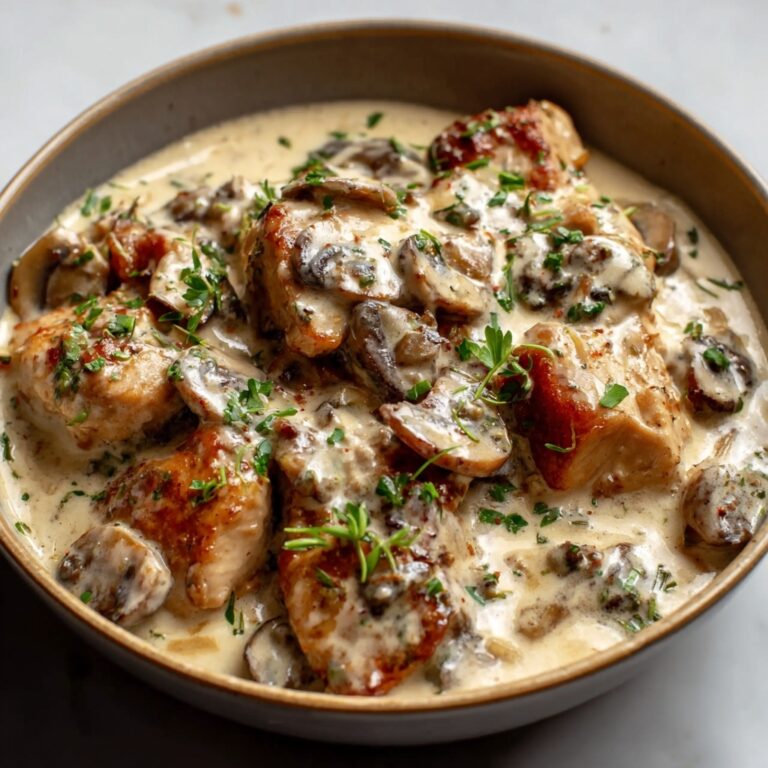 Epic Creamy Chicken & Mushroom Stroganoff Recipe