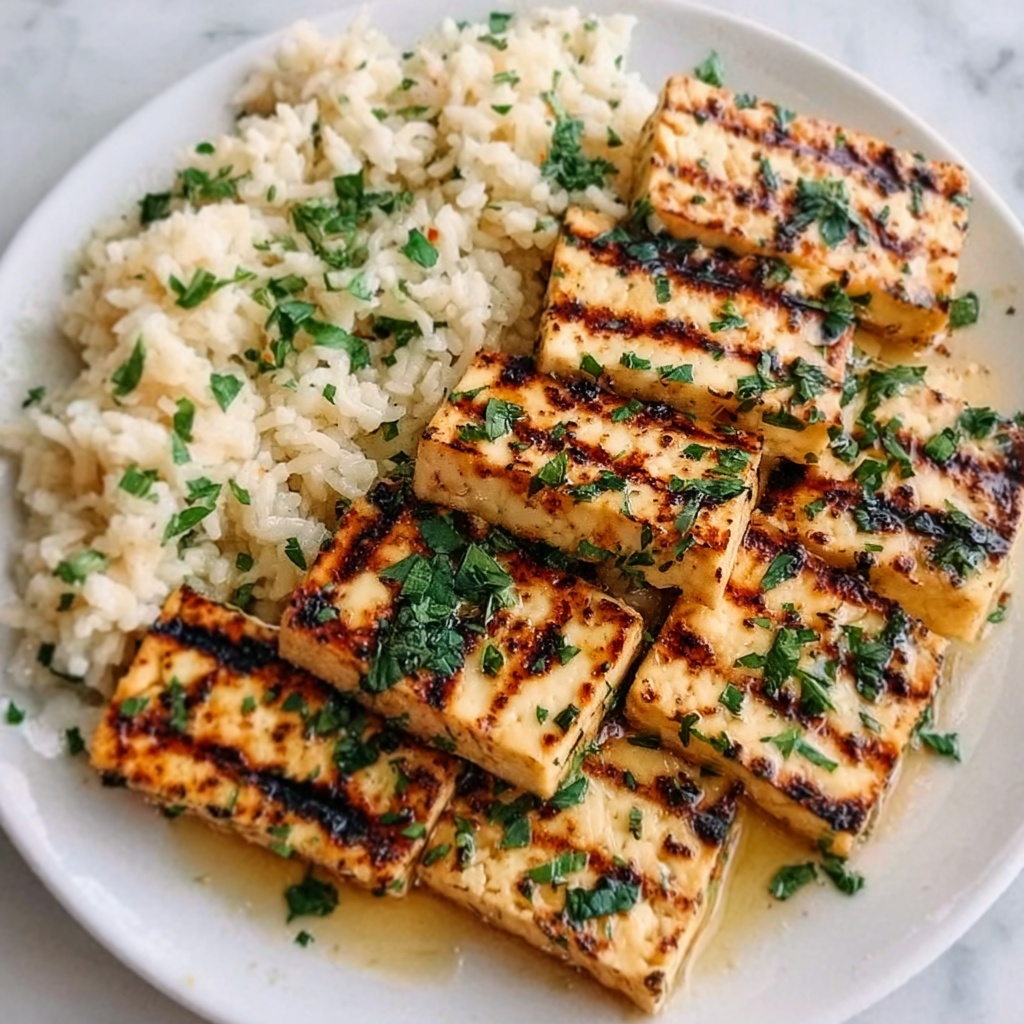 Garlic Herb Butter Tofu Recipe - Recipe Image