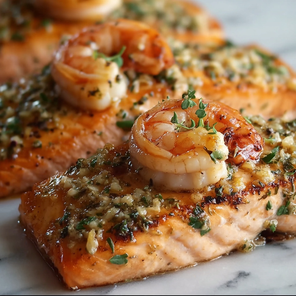 Crab and Shrimp Stuffed Salmon Recipe - Recipe Image
