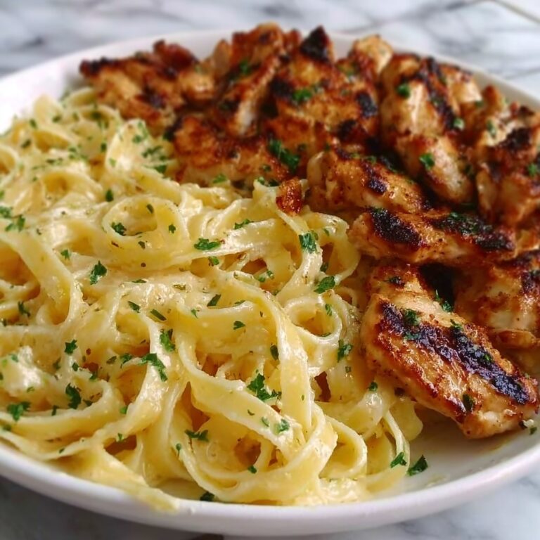 Lemon Garlic Butter Chicken with Parmesan Linguine Recipe