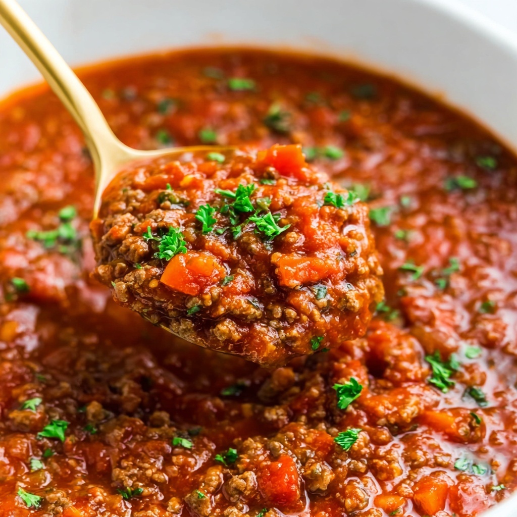 The Best Meat Sauce Recipe - Recipe Image