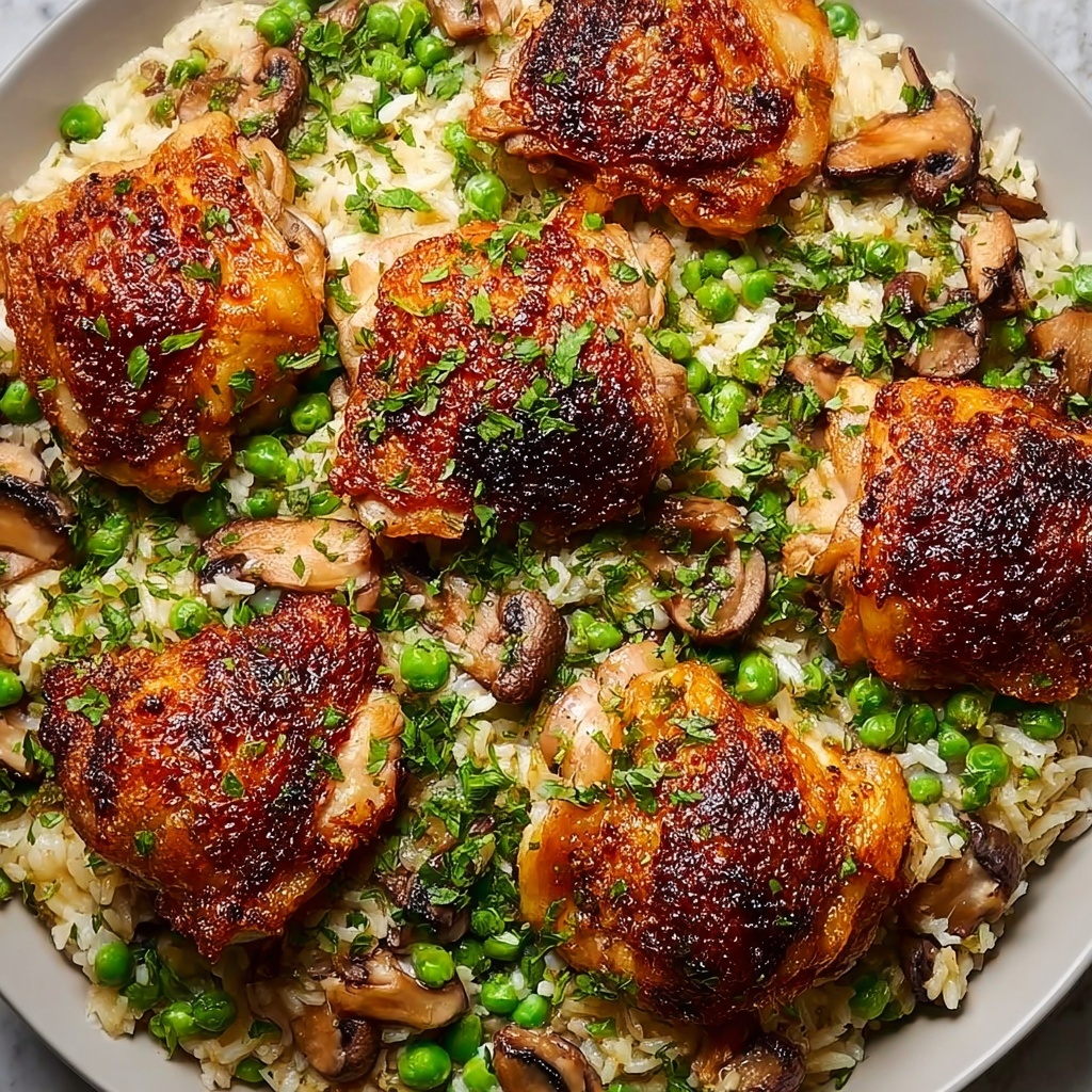 One Pan Chicken & Rice Casserole Recipe - Recipe Image