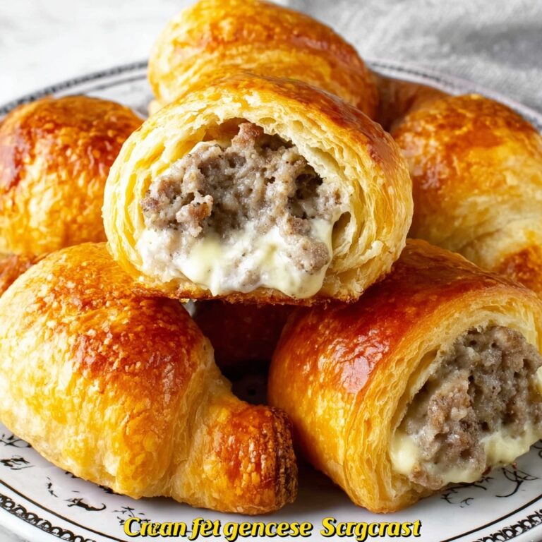 Sausage & Cream Cheese Crescents Recipe