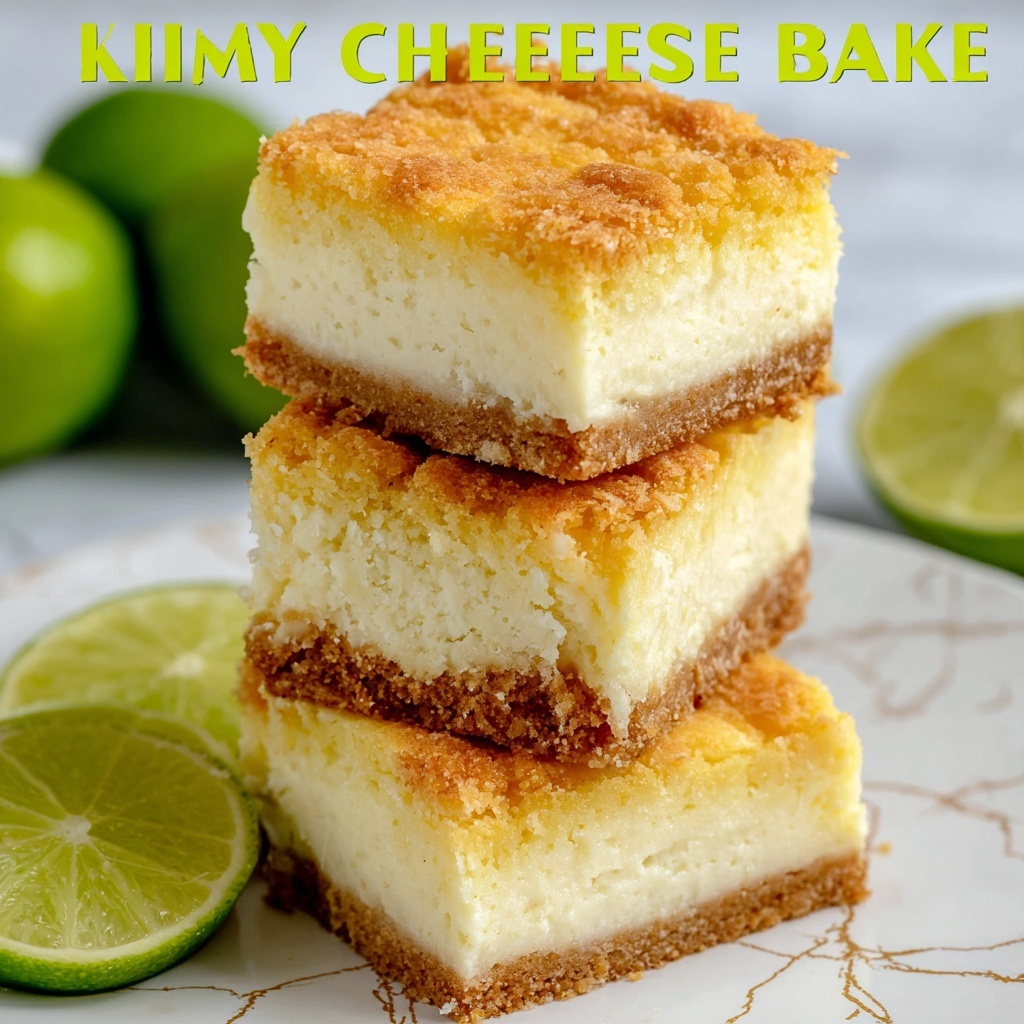 Key Lime Cheesecake Bars Recipe - Recipe Image