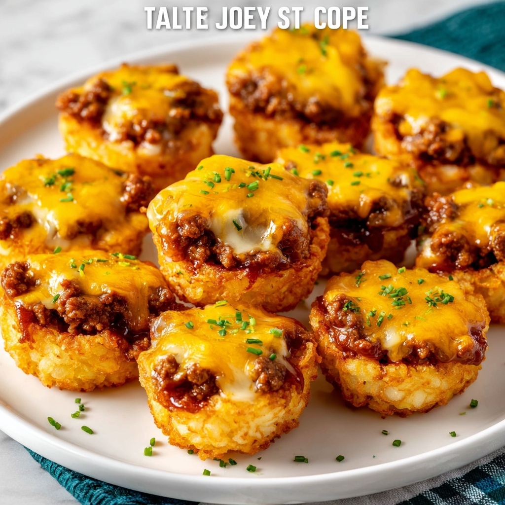 Sloppy Joe Tater Tot Cups Recipe - Recipe Image