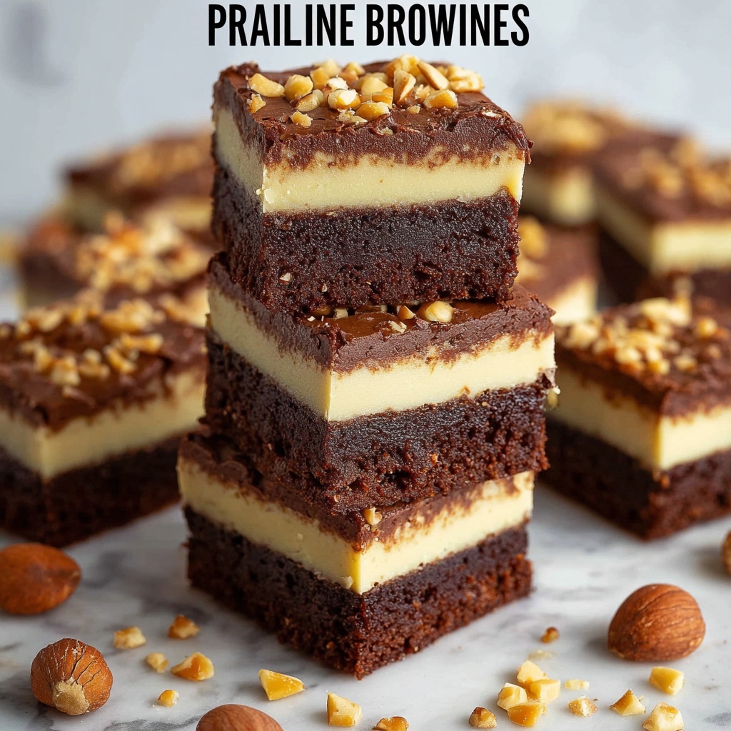 Praline Brownies Recipe - Recipe Image