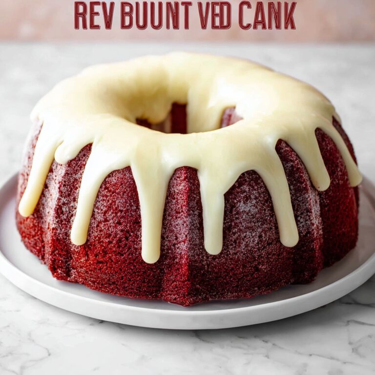 Red Velvet Bundt Cake with Cream Cheese Glaze Recipe