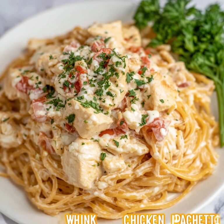 White Chicken Spaghetti Bake Recipe