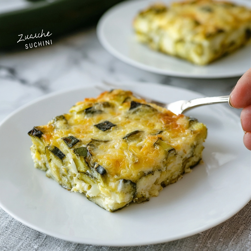Cheesy Zucchini Squares Recipe - Recipe Image