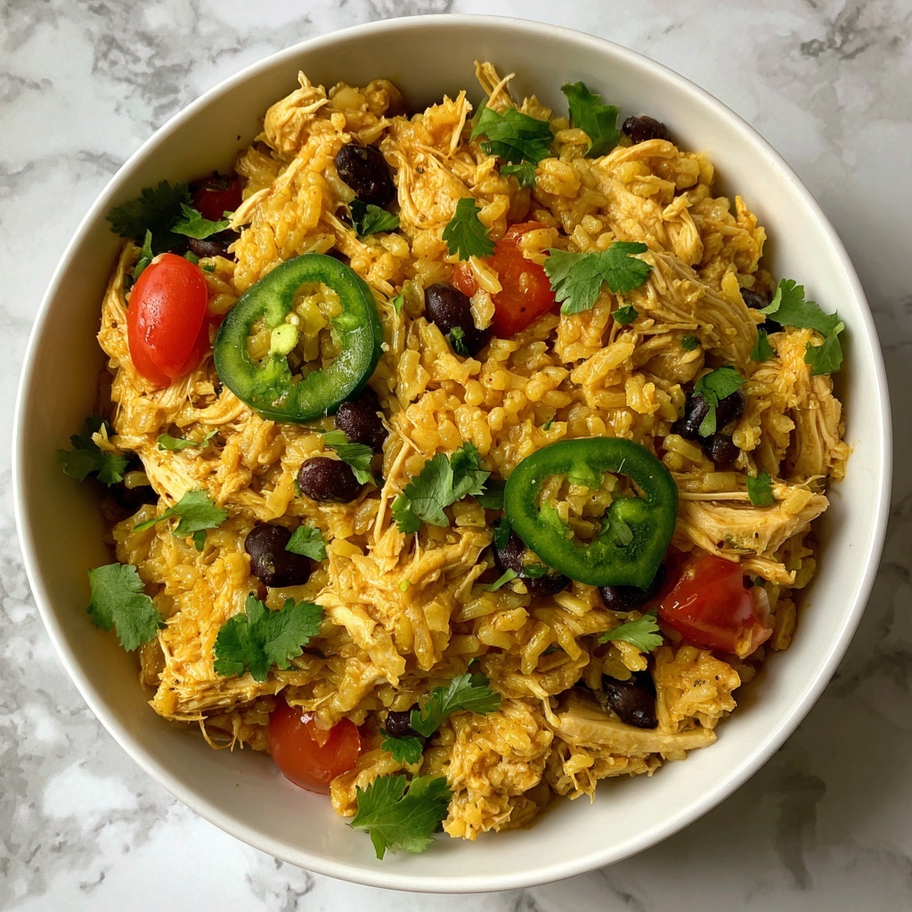 Crock Pot Chicken and Rice Burrito Bowl Recipe - Recipe Image