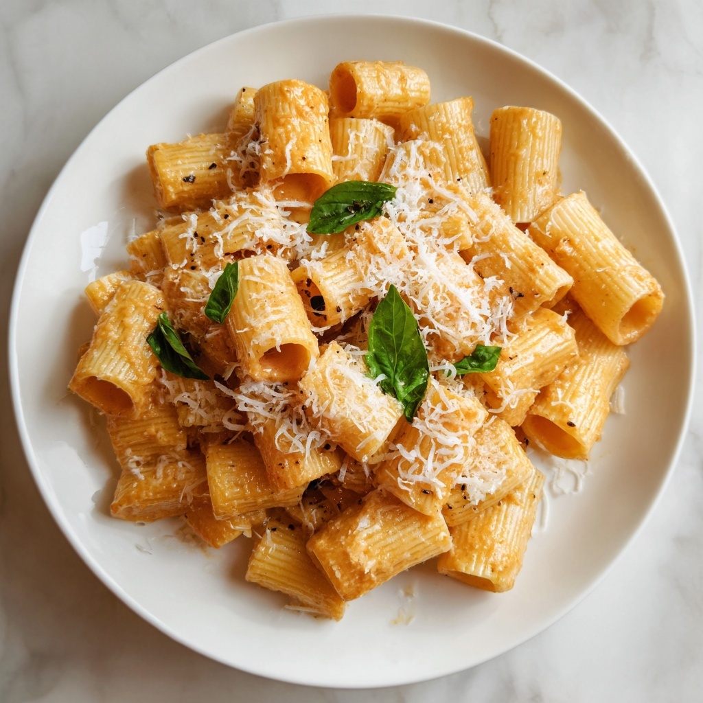 Spicy Basil Rigatoni Recipe - Recipe Image