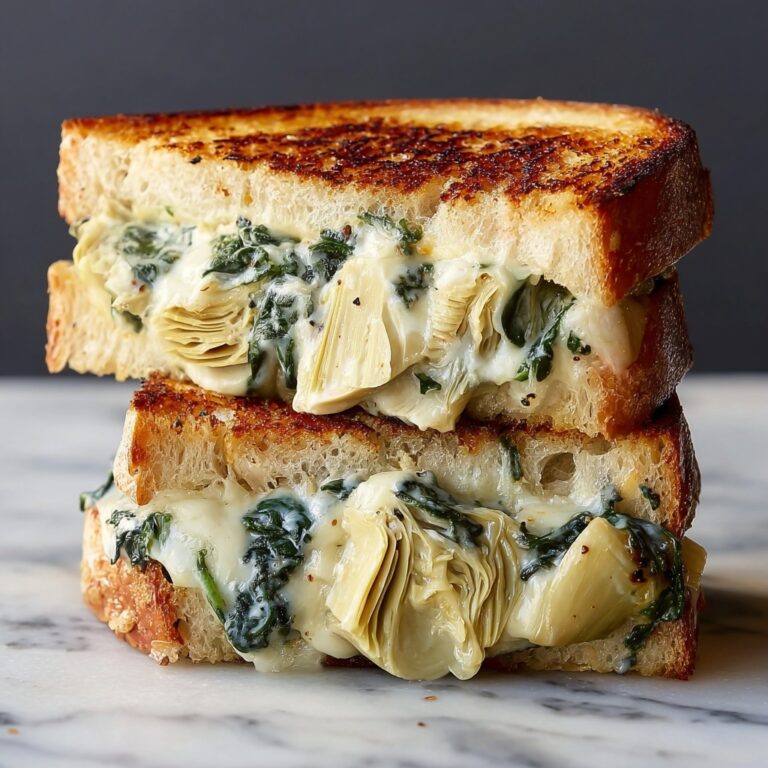 Melt into Comfort with Vegan Spinach Artichoke Grilled Cheese Recipe