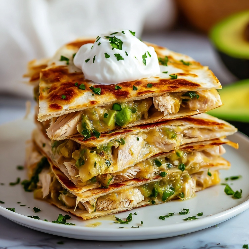 Chicken and Avocado Quesadillas in 15 Minutes Recipe - Recipe Image
