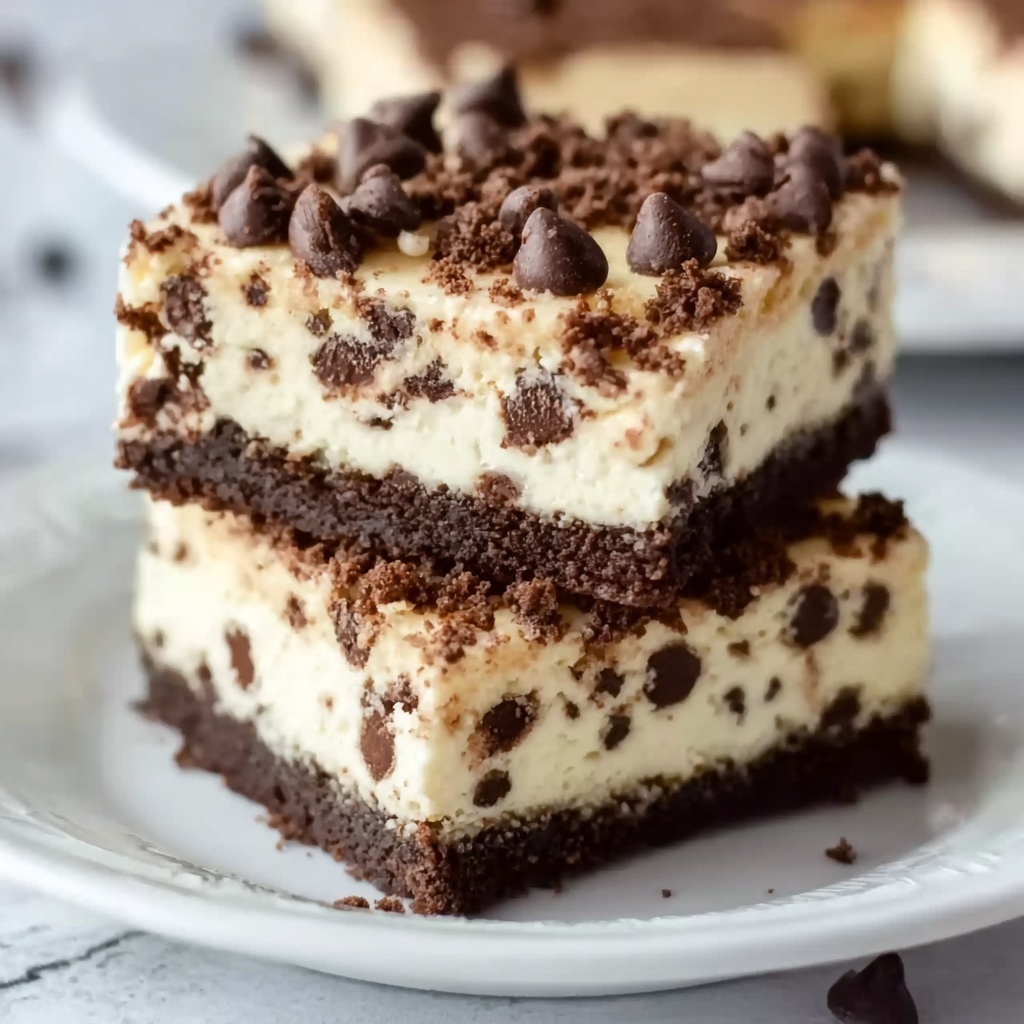 Keto Chocolate Chip Cookie Cheesecake Bars Recipe - Recipe Image