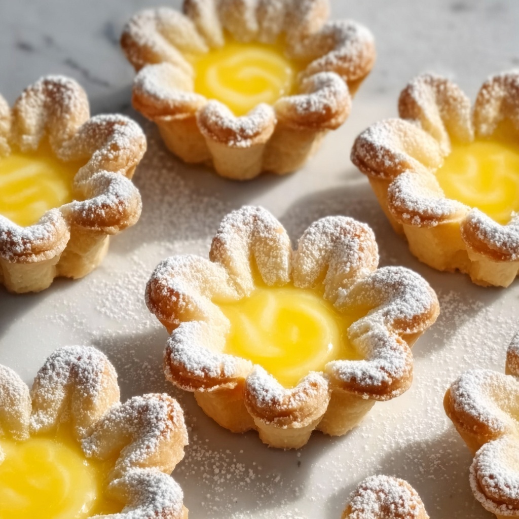 Lemon Curd Tartlet Flowers Recipe - Recipe Image