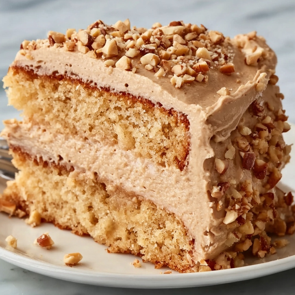 Old-Fashioned Peanut Butter Cake with Creamy Peanut Butter Frosting Recipe - Recipe Image