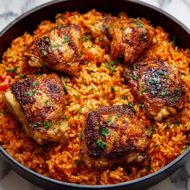 One Pan Tomato Basil Chicken and Rice Recipe