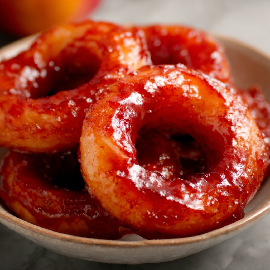 Old-Fashioned Red Cinnamon Apple Rings Recipe - Recipe Image