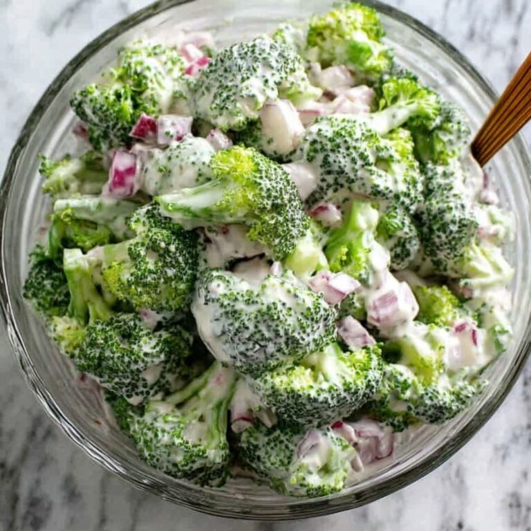 Broccoli Salad with Creamy Cranberry and Sunflower Seed Dressing Recipe