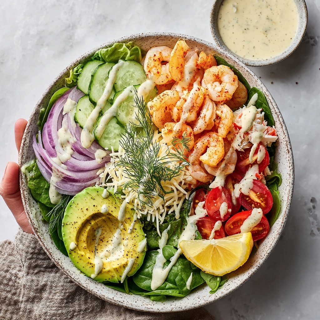Prawn & Avocado Spicy Salad Recipe - Recipe Image