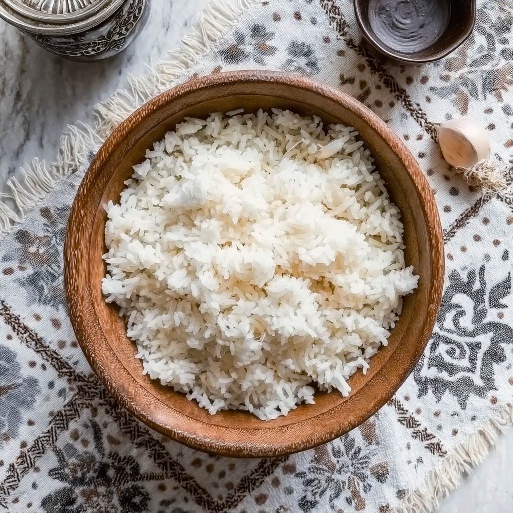 Savory Golden Onion Butter Jasmine Rice Recipe - Recipe Image