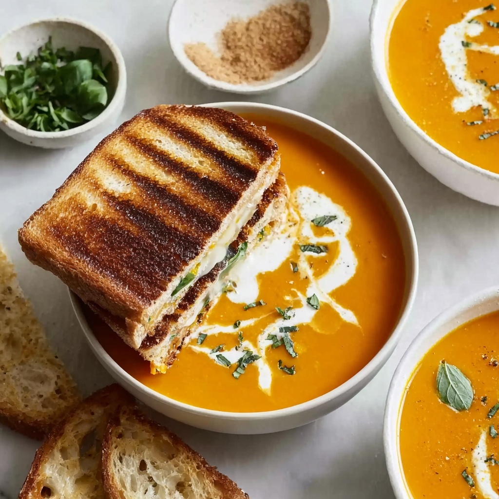 Grilled Cheese and Tomato Soup Recipe - Recipe Image