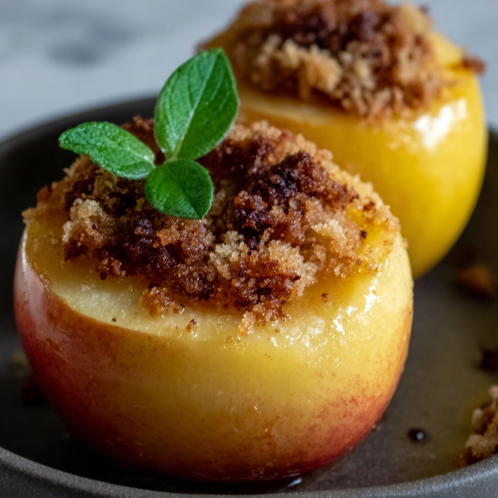 Cheesecake-Stuffed Baked Apples Recipe - Recipe Image