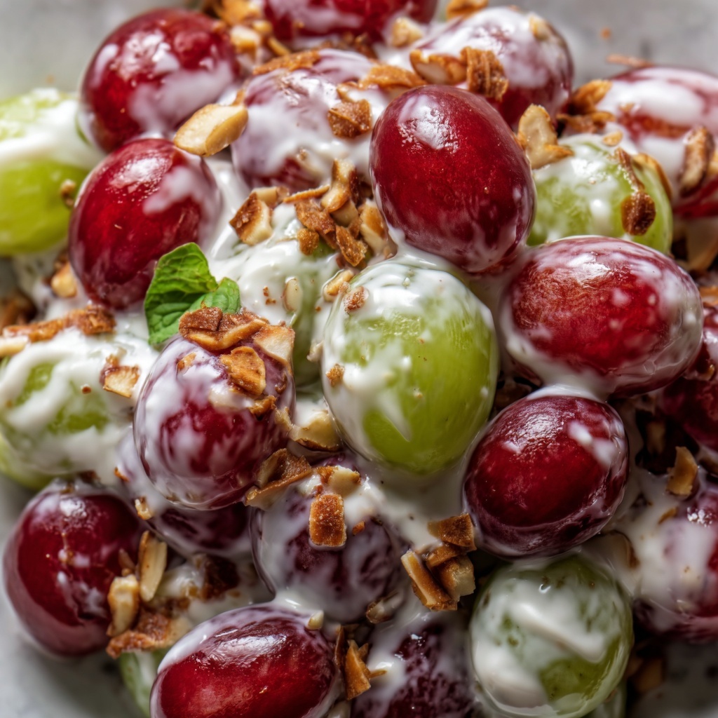 Creamy Grape Salad Recipe - Recipe Image