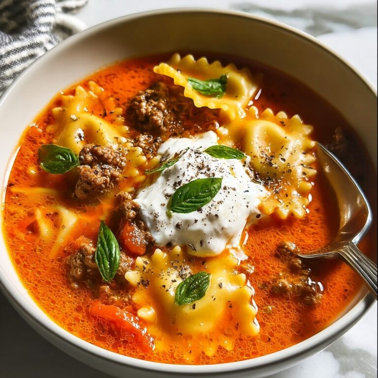 Delicious Easy Lasagna Soup Recipe