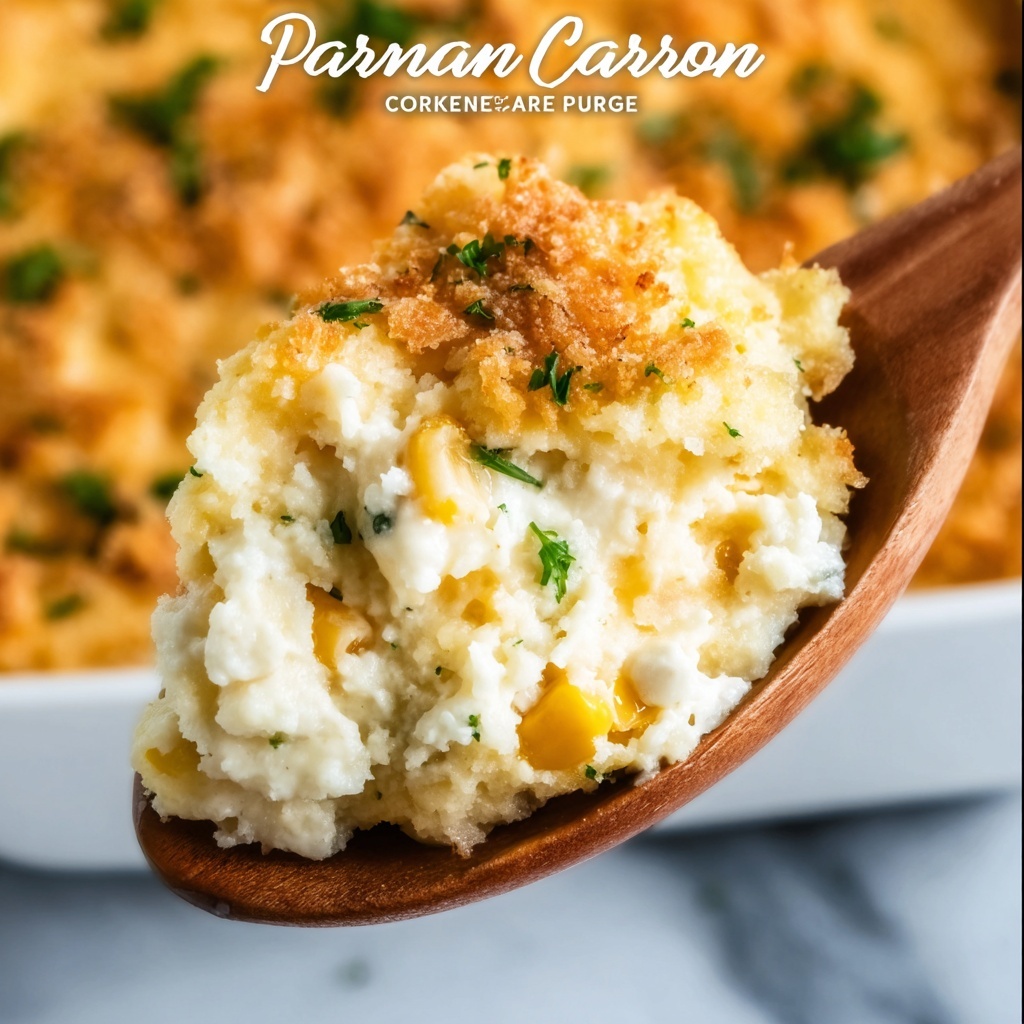 Parmesan Corn Pudding Recipe - Recipe Image