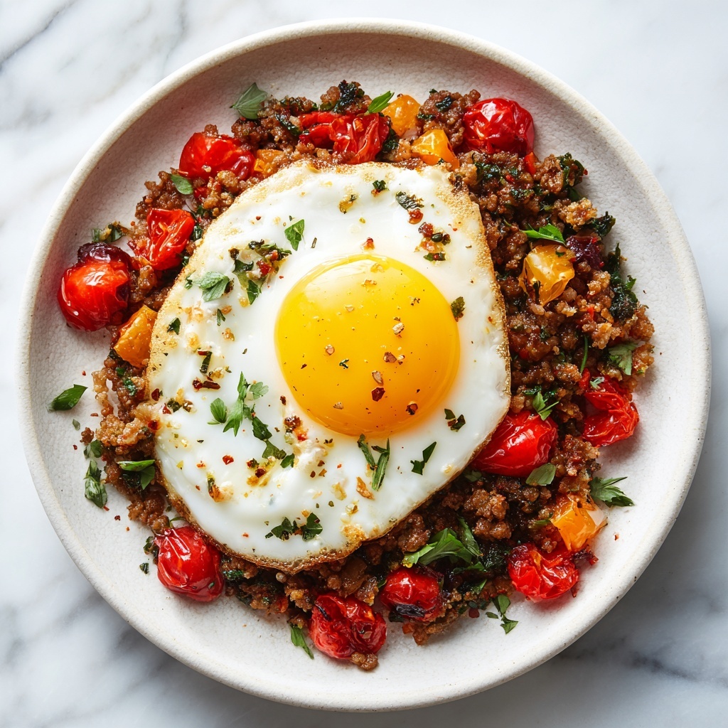Roasted Potato & Sausage Hash with Spicy Tomato Butter Recipe - Recipe Image