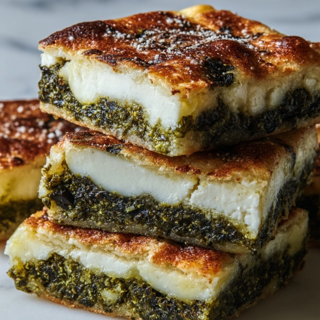 Broccoli and Feta Brownies Recipe - Recipe Image