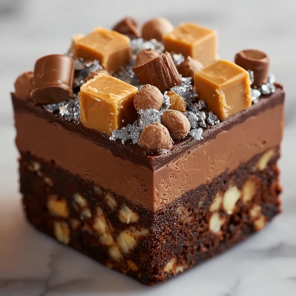 Snickers Brownie Bites Recipe - Recipe Image