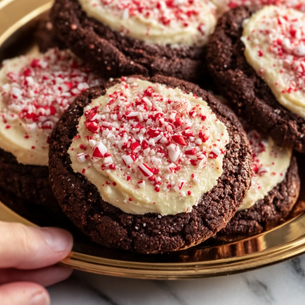 Hot Cocoa Peppermint Cookies Recipe - Recipe Image