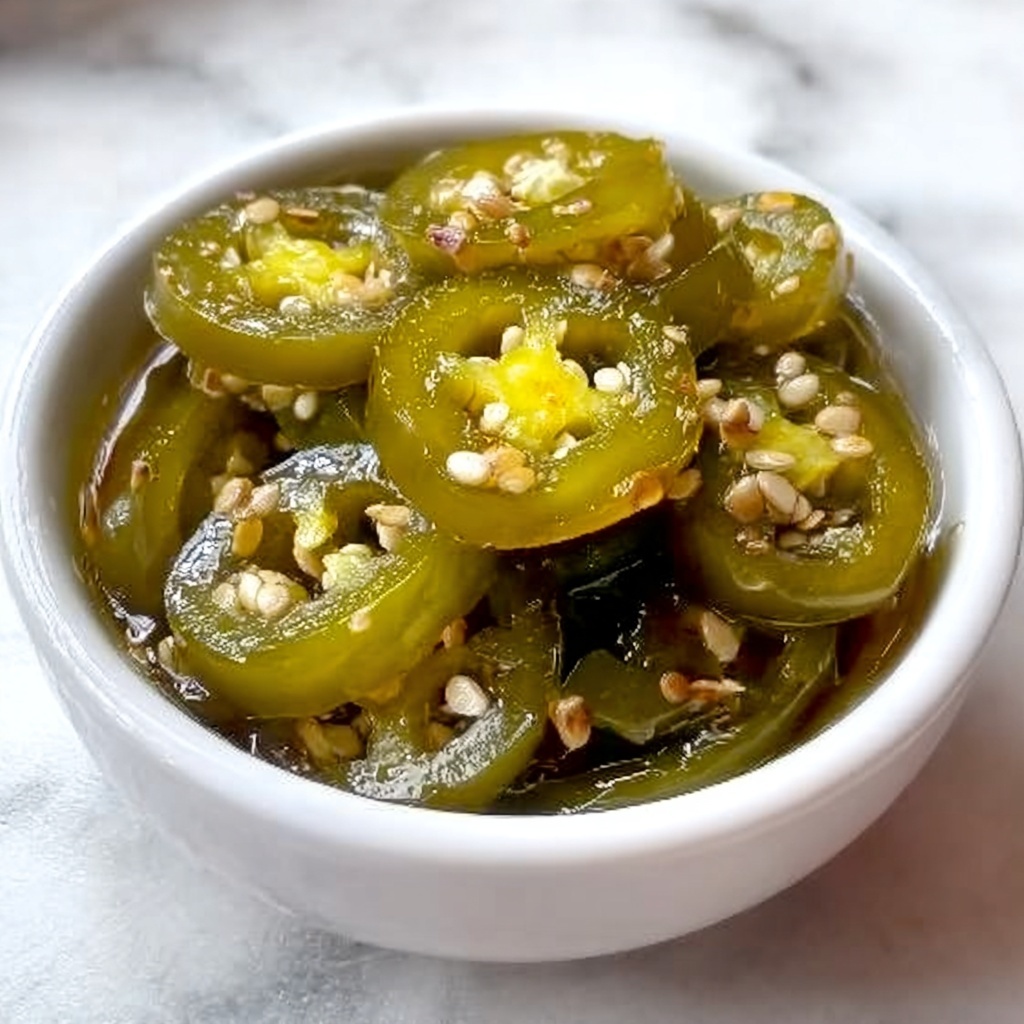 Candied Jalapenos (Homemade Cowboy Candy) Recipe - Recipe Image