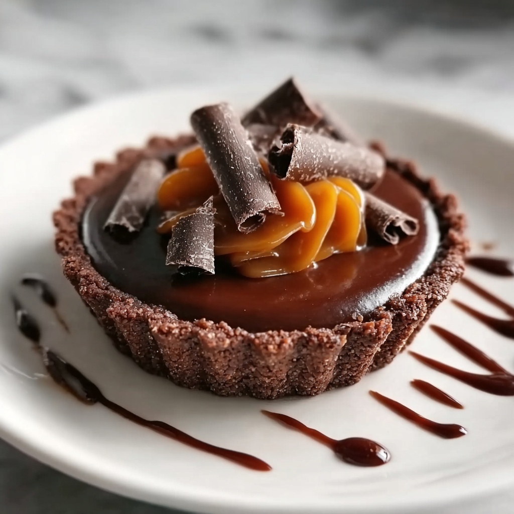 Salted Caramel Chocolate Tart Recipe - Recipe Image