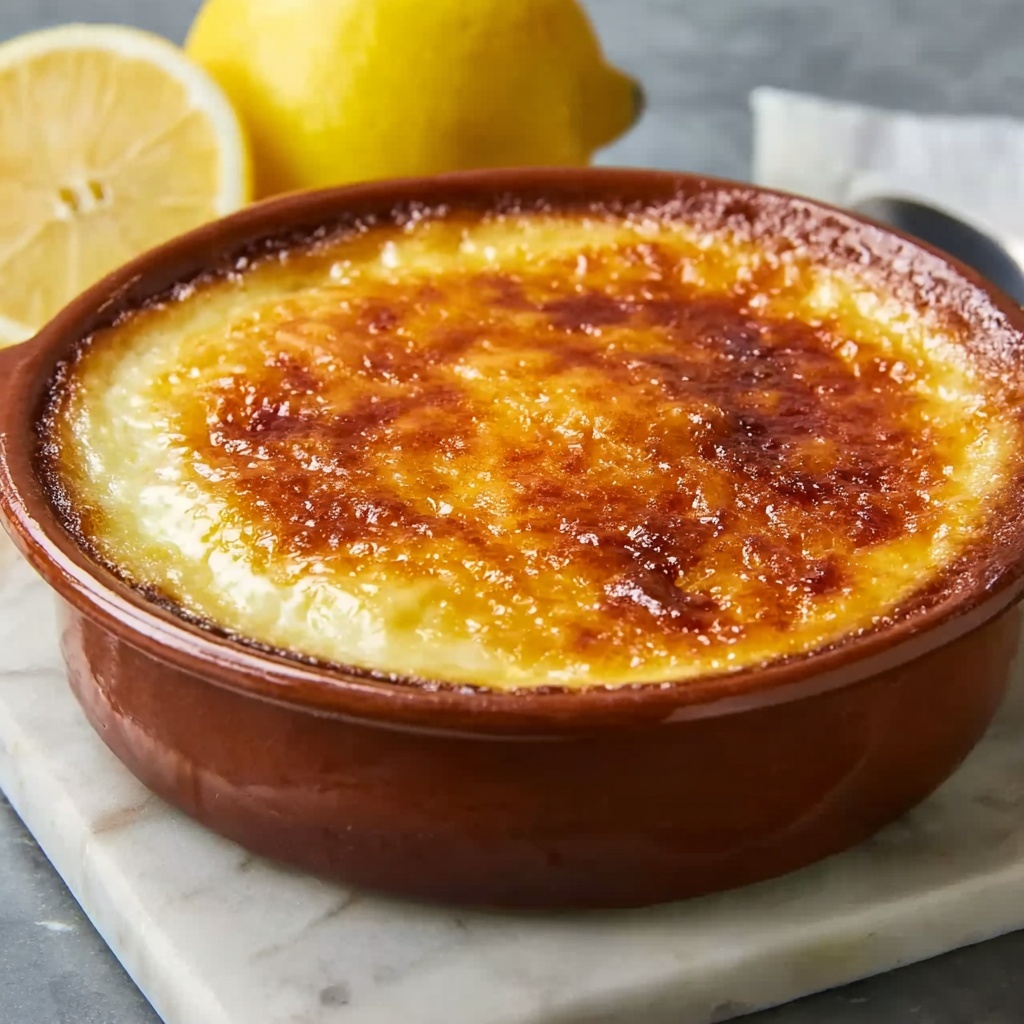 Baked Lemon Pudding Recipe - Recipe Image