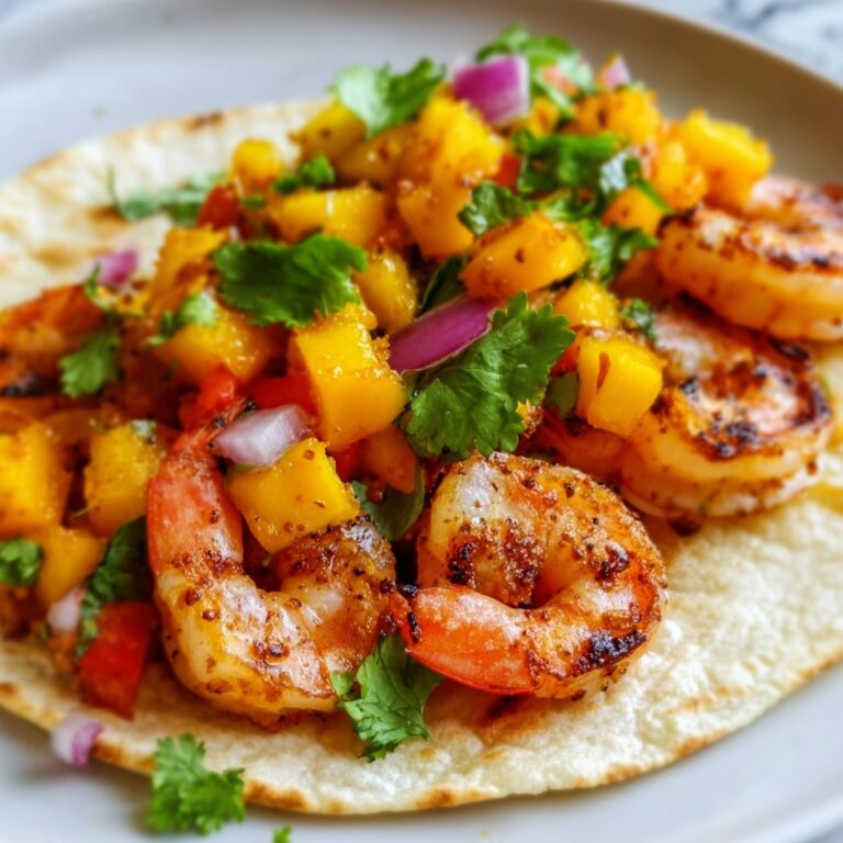 Spicy Shrimp Tacos with Mango Salsa Recipe