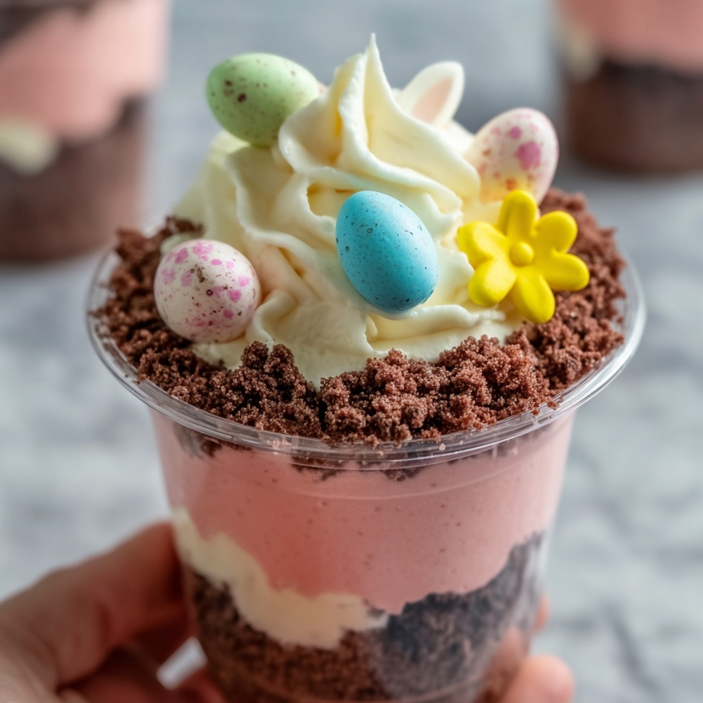 Easter Dirt Cups Recipe - Recipe Image