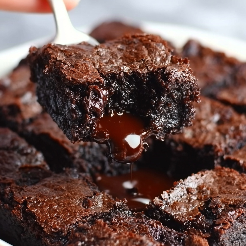 Peanut Butter Chocolate Fudge Brownies Recipe - Recipe Image