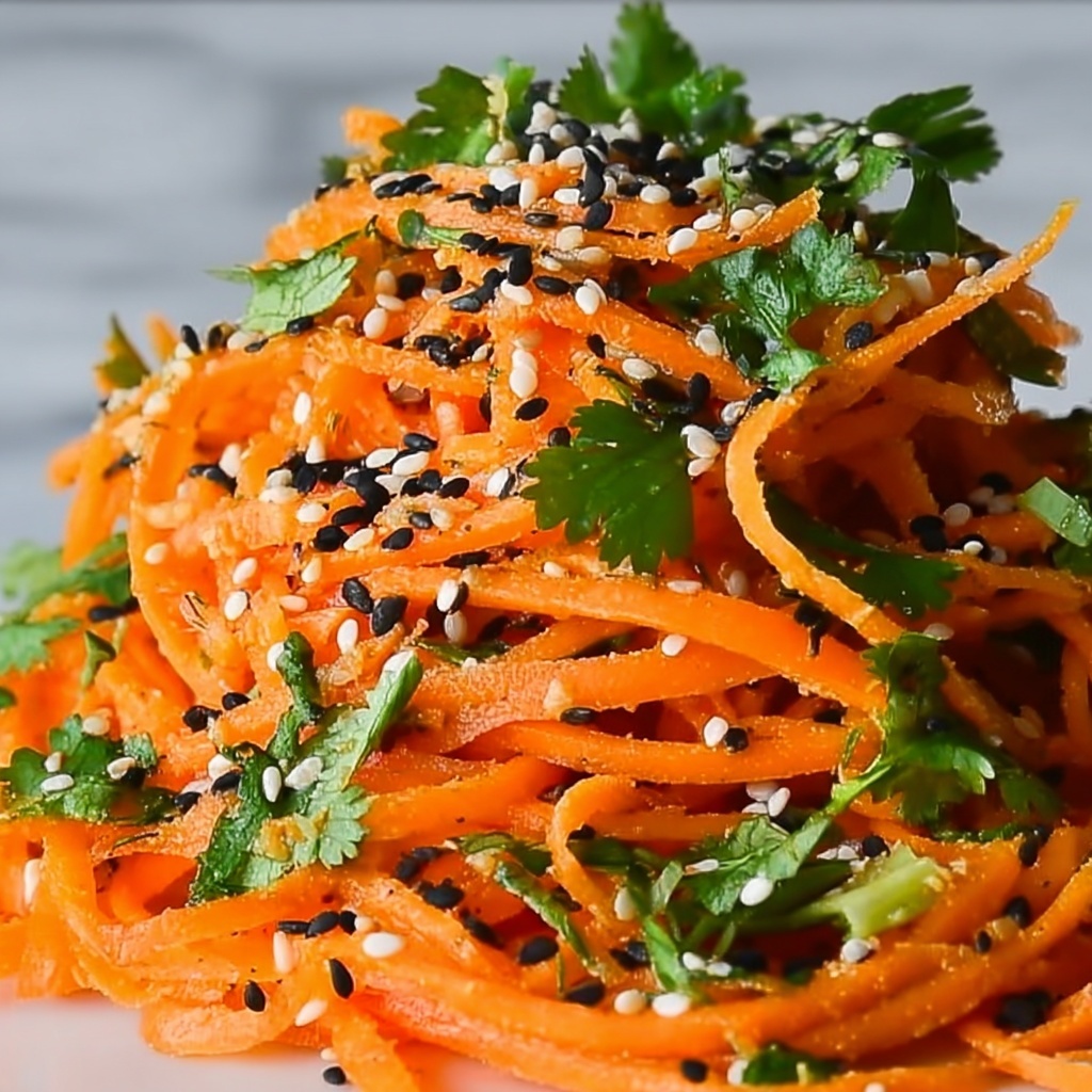 Korean Carrot Salad: An Incredible Ultimate Recipe for You! Recipe - Recipe Image