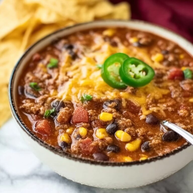Cheesy Enchilada Chili Recipe