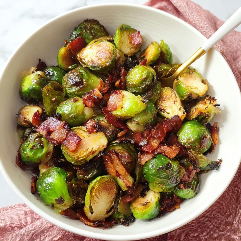 Caramelized Brussels Sprouts with Bacon Jam Recipe - Recipe Image
