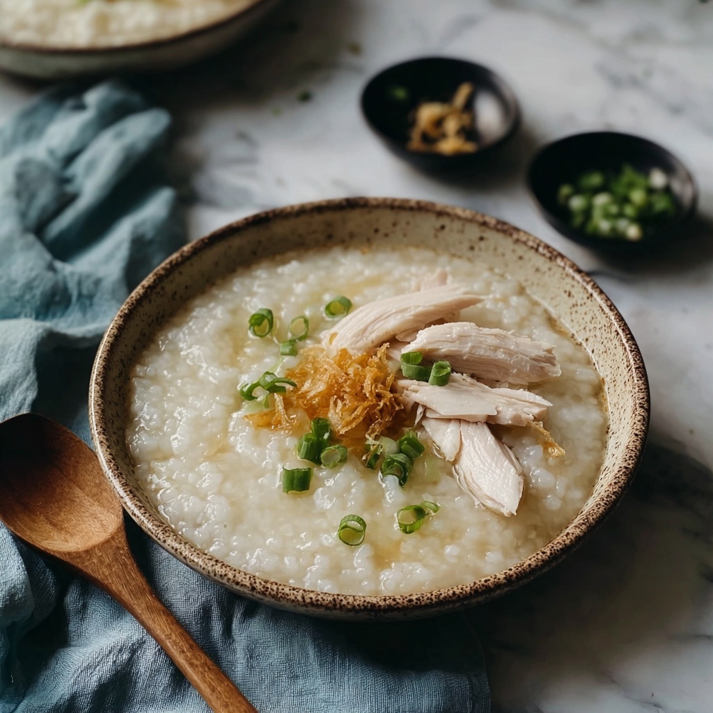 Comforting Chicken Congee Recipe for Cozy Evenings Recipe - Recipe Image
