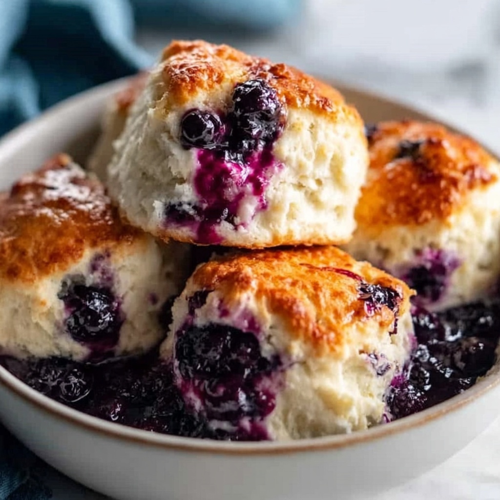 Blueberry Butter Swim Biscuits Recipe - Recipe Image